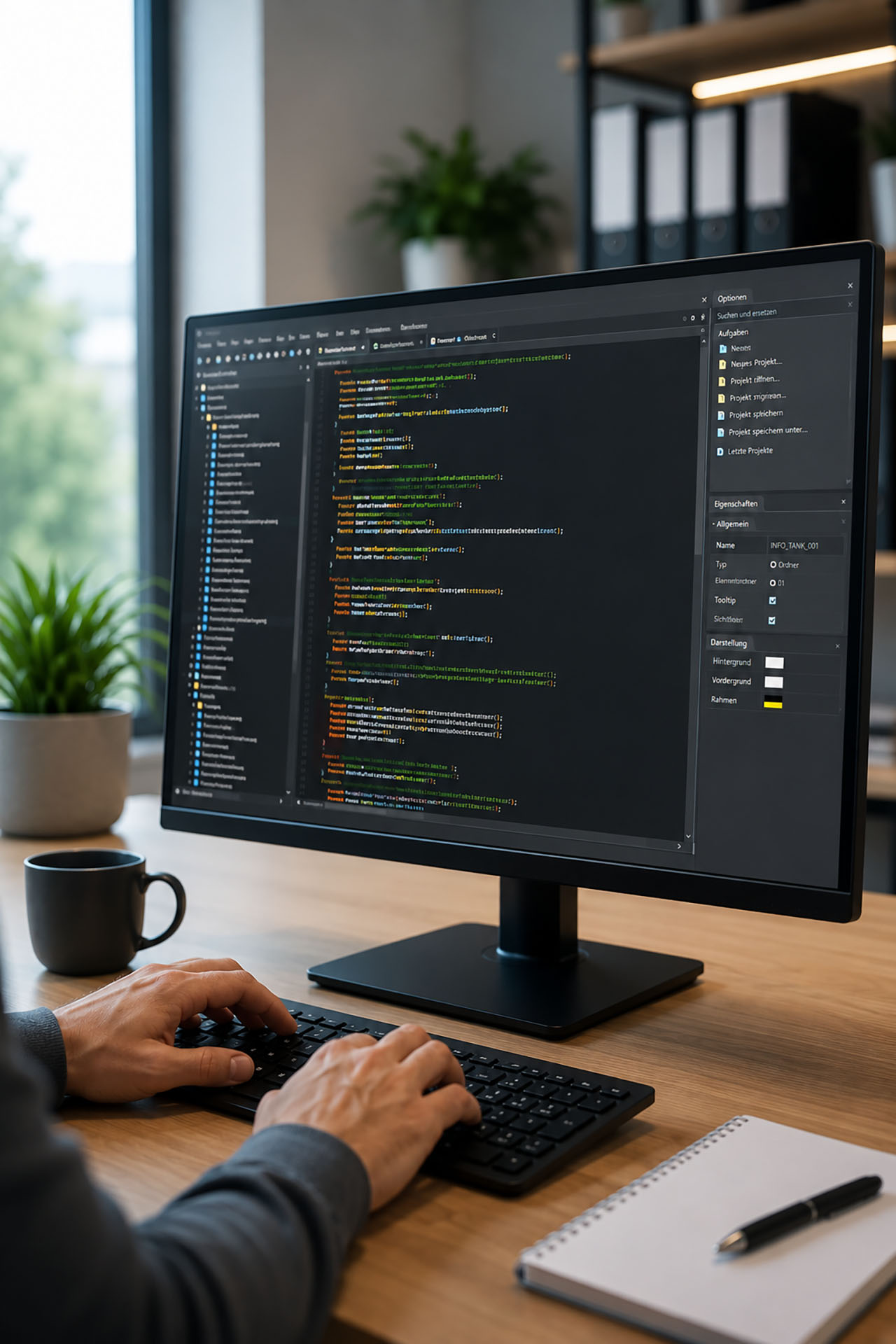 Softwareontwikkeling en configuratie van maatwerk automatiseringsoplossingen.